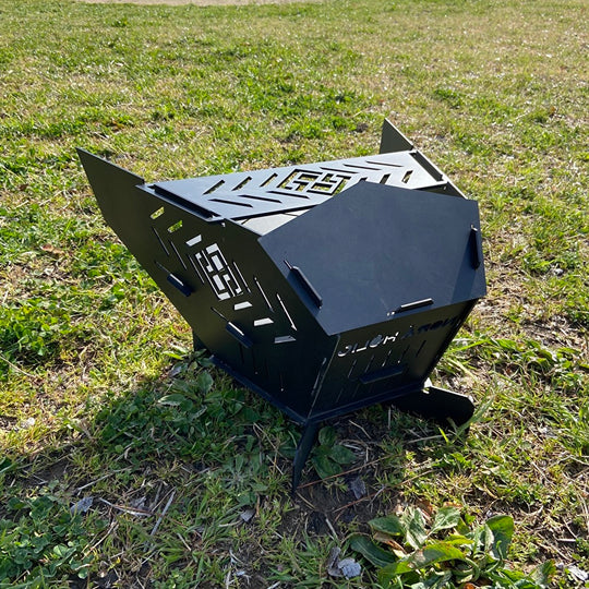 Ramu×Kana（組立式焚き火台）｜焚き火 ソロ｜NORAHOLIC(ノラホリック